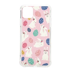 Cute Bunnies Easter Eggs Seamless Pattern Iphone 11 Pro Max 6 5 Inch Tpu Uv Print Case by Simbadda