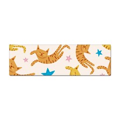 Cute Cats Seamless Pattern With Stars Funny Drawing Kittens Sticker Bumper (10 Pack) by Simbadda