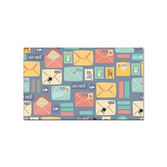 Pattern Postal Stationery Sticker Rectangular (10 Pack) by Simbadda