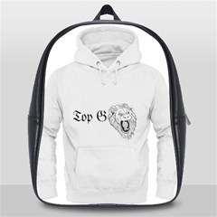 (2)dx Hoodie  School Bag (large) by Alldesigners