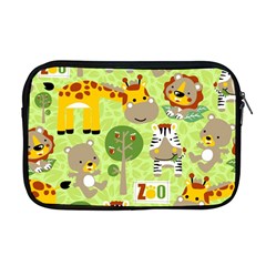 Funny Animals Cartoon Apple Macbook Pro 17  Zipper Case by Simbadda