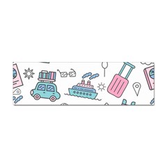 Transportation Seamless Pattern Sticker Bumper (10 Pack) by Simbadda