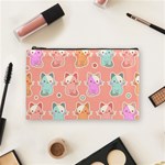 Cute-kawaii-kittens-seamless-pattern Cosmetic Bag (Medium) Front