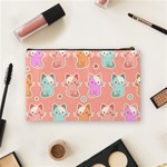 Cute-kawaii-kittens-seamless-pattern Cosmetic Bag (Medium) Back