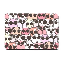 Cute-dog-seamless-pattern-background Small Doormat by Simbadda