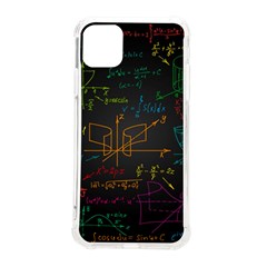 Mathematical-colorful-formulas-drawn-by-hand-black-chalkboard Iphone 11 Pro Max 6 5 Inch Tpu Uv Print Case by Simbadda