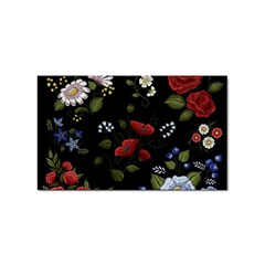 Floral-folk-fashion-ornamental-embroidery-pattern Sticker Rectangular (10 Pack) by Simbadda