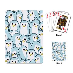 Penguins-pattern Playing Cards Single Design (rectangle) by Simbadda