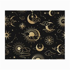 Asian Seamless Pattern With Clouds Moon Sun Stars Vector Collection Oriental Chinese Japanese Korean Small Glasses Cloth (2 Sides) by Grandong