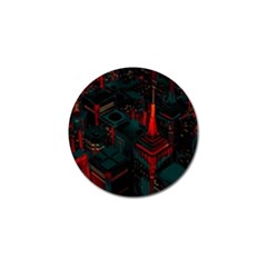 A Dark City Vector Golf Ball Marker (10 Pack) by Proyonanggan