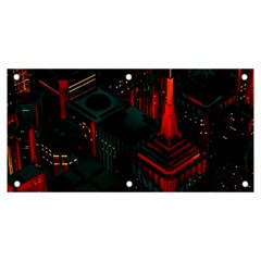 A Dark City Vector Banner And Sign 6  X 3  by Proyonanggan