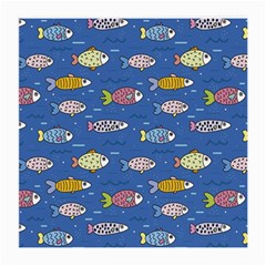 Sea Fish Blue Submarine Animal Medium Glasses Cloth by Proyonanggan