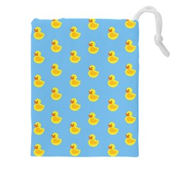 Rubber Duck Pattern Drawstring Pouch (4xl) by Valentinaart