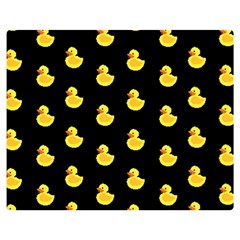 Rubber Duck Premium Plush Fleece Blanket (medium) by Valentinaart