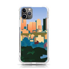 City Buildings Urban Dawn Iphone 11 Pro 5 8 Inch Tpu Uv Print Case by Bangk1t