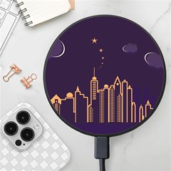 Skyscraper Town Urban Towers Wireless Fast Charger(black) by Bangk1t