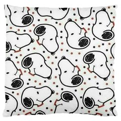 Dog Pattern Standard Premium Plush Fleece Cushion Case (two Sides) by Bangk1t