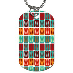 Bricks Abstract Seamless Pattern Dog Tag (one Side) by Bangk1t