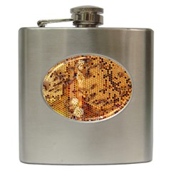 Bees Nature Animals Honeycomb Hip Flask (6 Oz) by pakminggu