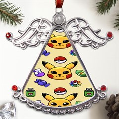 Pikachu Metal Angel With Crystal Ornament by artworkshop