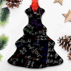 Mathematics  Physics Maths Math Pattern Ornament (christmas Tree)  by Grandong