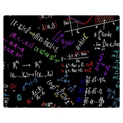 Mathematics  Physics Maths Math Pattern Premium Plush Fleece Blanket (medium) by Grandong