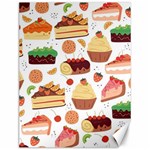 Dessert And Cake For Food Pattern Canvas 12  x 16  11.86 x15.41  Canvas - 1