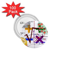 Mathematics Formula Physics School 1 75  Buttons (100 Pack)  by Grandong