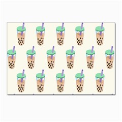 Cute Boba Postcard 4 x 6  (pkg Of 10) by artworkshop