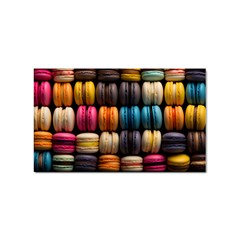 Macaroon Sweet Treat Sticker Rectangular (10 Pack) by Grandong