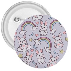 Seamless-pattern-with-cute-rabbit-character 3  Buttons by pakminggu