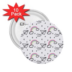 Cute-art-print-pattern 2 25  Buttons (10 Pack)  by pakminggu