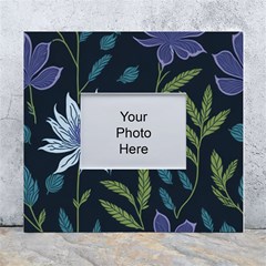 Abstract Floral- Ultra-stead Pantone Fabric White Wall Photo Frame 5  X 7  by shoopshirt