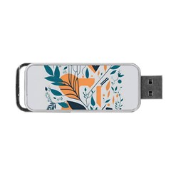 Pattern Flowers Design Nature Portable Usb Flash (one Side) by uniart180623