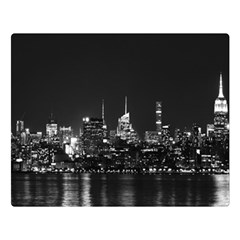 New York Skyline Two Sides Premium Plush Fleece Blanket (large) by Bedest