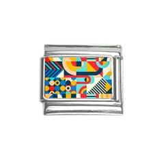 Geometric Shape Colorful Abstract Wave Italian Charm (9mm) by Cowasu