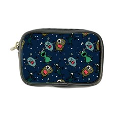 Monster Alien Pattern Seamless Background Coin Purse by pakminggu