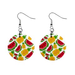 Watermelon -12 Mini Button Earrings by nateshop