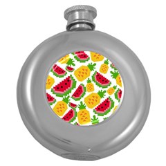 Watermelon -12 Round Hip Flask (5 Oz) by nateshop