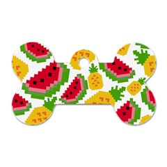 Watermelon -12 Dog Tag Bone (two Sides) by nateshop