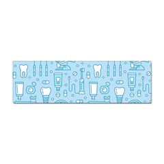 Dentist Blue Seamless Pattern Sticker Bumper (100 Pack) by Bedest