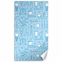 Dentist Blue Seamless Pattern Canvas 40  X 72  by Bedest