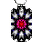 Kaleidoscope-round-metal Dog Tag (One Side) Front