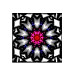 Kaleidoscope-round-metal Satin Bandana Scarf 22  x 22  Front