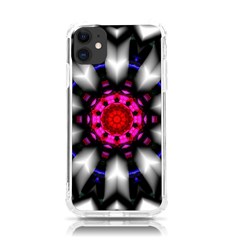 Kaleidoscope-round-metal Iphone 11 Tpu Uv Print Case by Bedest