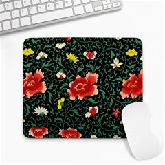 Background Vintage Japanese Design Large Mousepad by Bedest