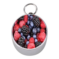 Berries-01 Mini Silver Compasses by nateshop