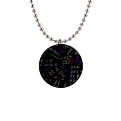 Mathematics  Physics Maths Math Pattern 1  Button Necklace by pakminggu