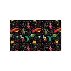 Space Seamless Pattern Sticker (rectangular) by pakminggu