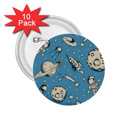 Space Objects Nursery Pattern 2 25  Buttons (10 Pack)  by pakminggu